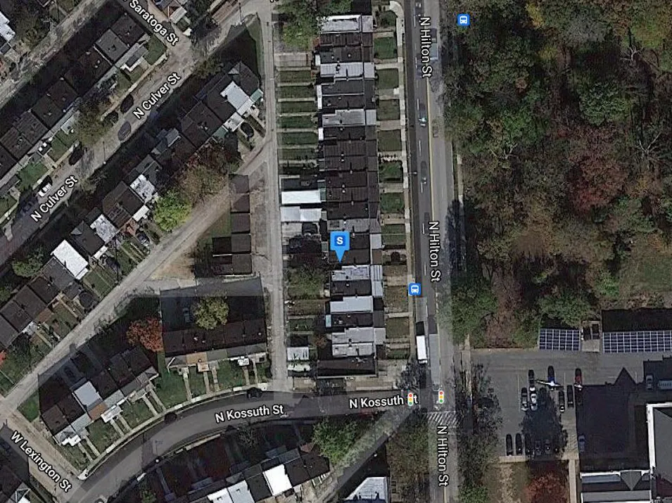 214 North Hilton Street Baltimore, MD 21229, Baltimore City County