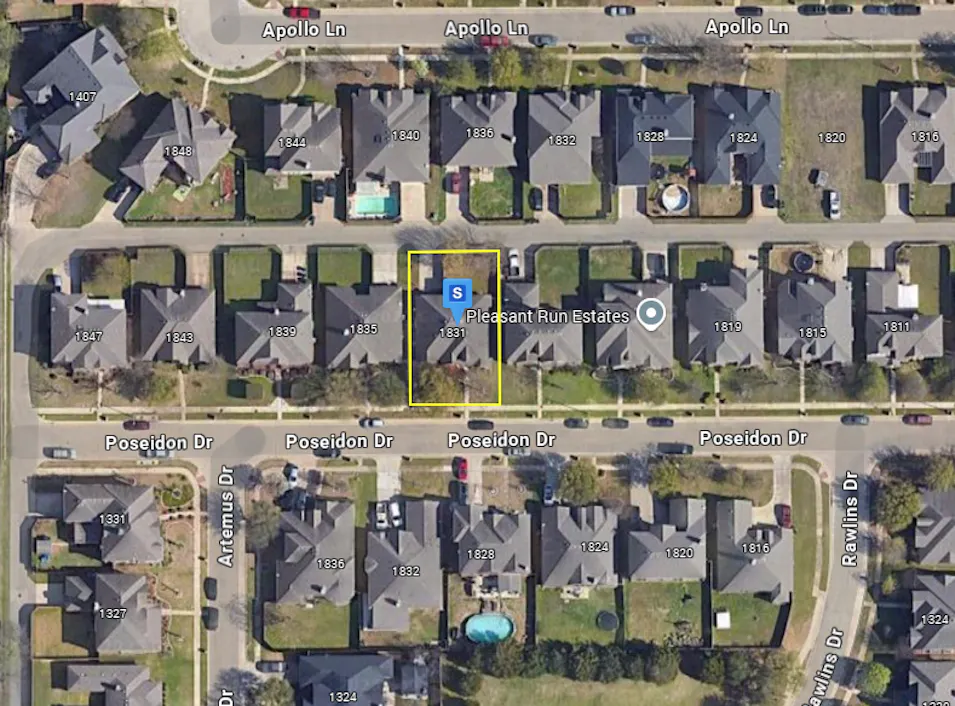 1831 Poseidon Drive Lancaster, TX 75134, Dallas County