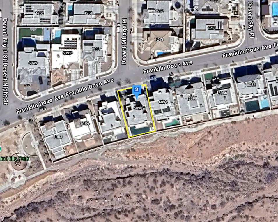 6098 Franklin Dove Ave El Paso, TX 79912, El Paso County